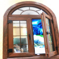 Factory prices wooden color half circle  window